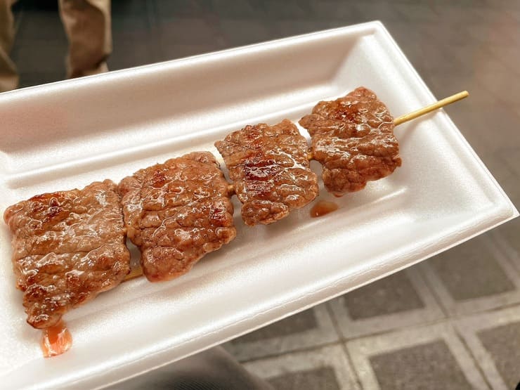 Wagyu beef skewers