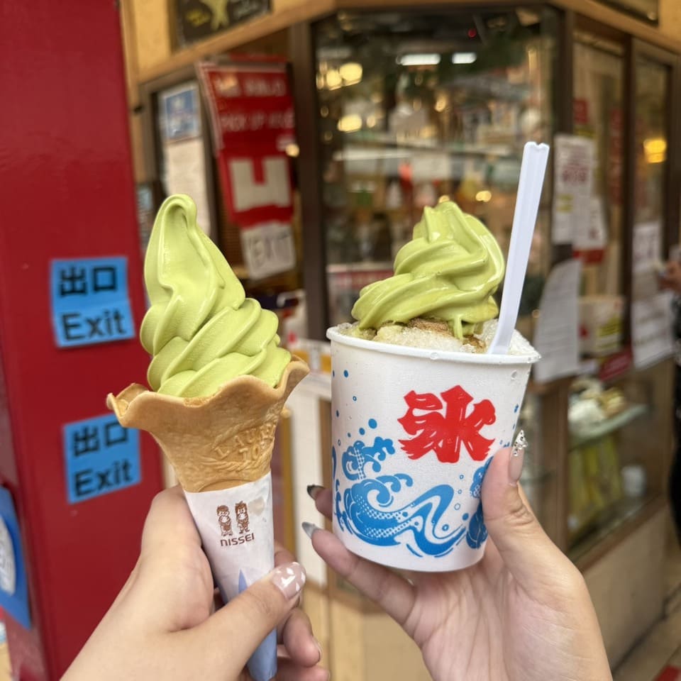 抹茶冰淇淋