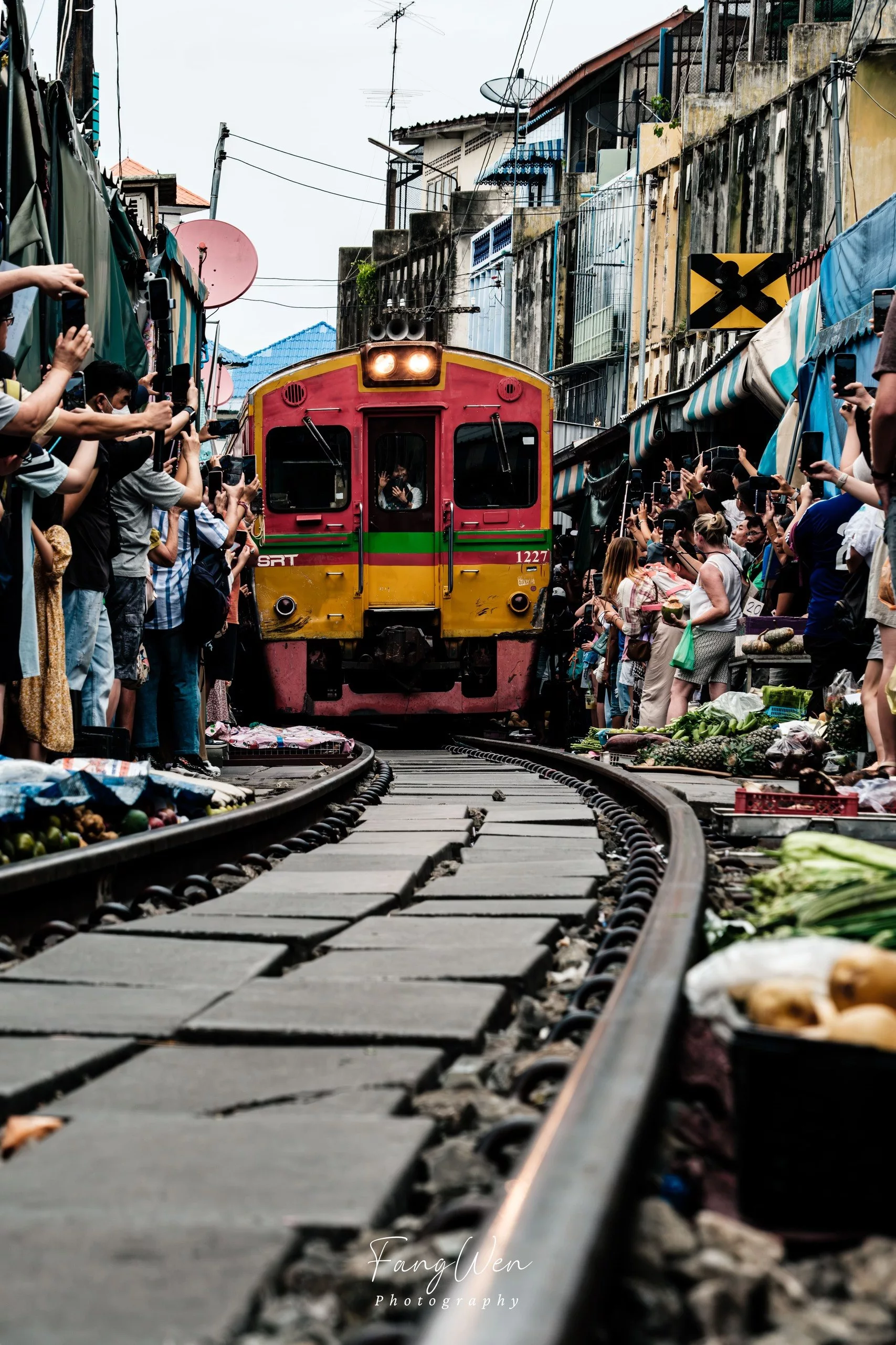 Maeklong Railway Market