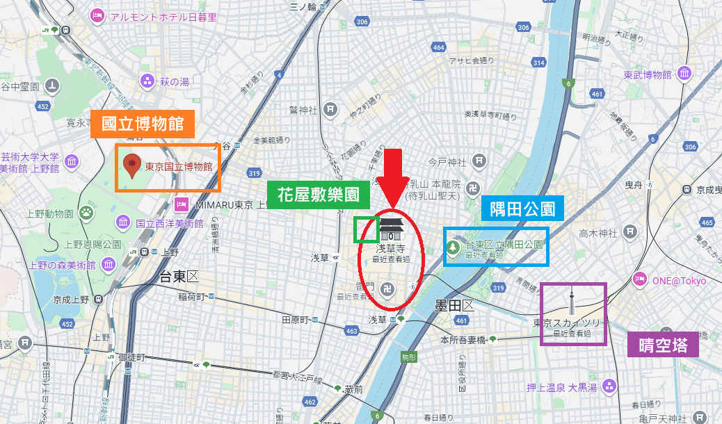 淺草寺周邊景點